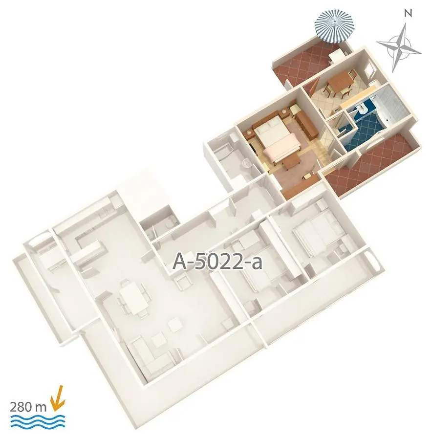 Apartments With A Parking Space Banjol, Rab - 5022 קרואטיה